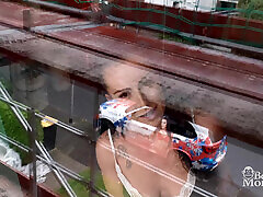 BIG TITS AND HAIRY PUSSY! SHE SUCKS ME AND I FUCK HER ASS ON THE COUCH! - Benefit Monkey