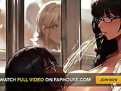 Milky MILFs Breastfeed Each Other on the Bus in New Spicy Toons Hentai