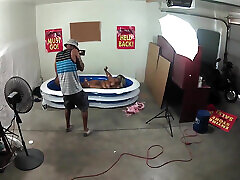 Behind the Scenes Back Yard Oil Wrestling Behind the Scenes Back Yard Oil Wrestling