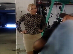 Beautiful Horny MILF Was Satisfied When He Was Fucked by Two Men with Hard Big Dick