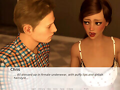 Sissy Boy Chris Sucking His Friend Tom Cock in Crossing Blind Date