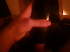 Lonely night in bed with toy Lonely night in bed with toy