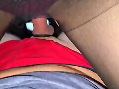 Sexy Student in the Car