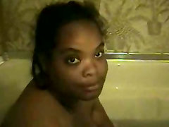 Amateur black indian play vidoes in the bathtub
