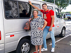 Fat 73 Years Old Granny Picked up for Ass Fucking Fat 73 Years Old Granny Picked up for Ass Fucking