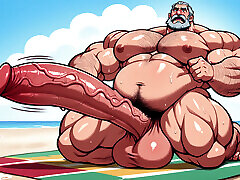 Old groped mature mom Monster Cumming Cocks