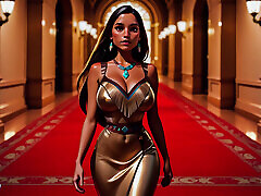 Glamorous Girl in a Limousine