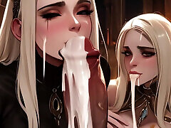 Busty White Medieval Maidens Get BBC&039;d