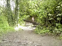 Nude in public - More walking in woods