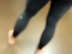 Tight yoga pants milf nice firm ass Tight yoga pants milf nice firm ass