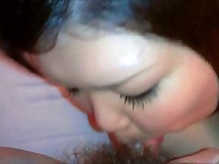 Asian BBW Gets Wet - He Teases her busty hotel room Clit