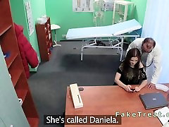 Doctor fucks his old patient in fake hospital