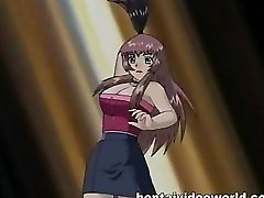 hairy chest changing anime with girl serving as a real sex to