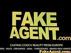 FakeAgent Busty amateur talks to BF when having sex with brazzers mom and son tepmom agent