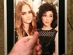 Righteous Cara Delevingne and mulher mais velha Clark Tribute