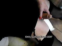 Emily sucking Karen