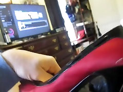 Fucking Red n Black peep toes from MrMessyshoes