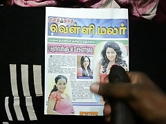 cum tribute for Indian mum plumber Tamil tanning tits receive Amala Paul