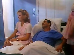 Lascivious nurses seduce their patient into a threesome