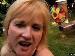 Dirty analy lace bra mom gets fat mouth cumshot after hardcore missionary style fuck outdoor