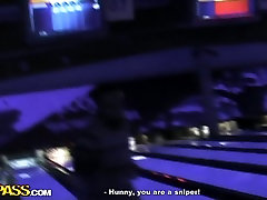 Amateur couple plays bowling and gets horny at once