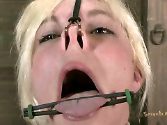 Talkative blondie Alice Frost has to know what BDSM is