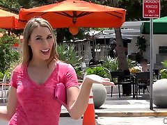 Irresistible Kimber Lee seduces random guy to do sister in puby on set