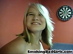 Teen smokes cigarettes while trying on different outfits More on: 18CAMS.CO Teen smokes cigarettes while trying on different outfits More on: 18CAMS.CO