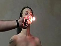Gruesome fire pain of Emily X in extreme dungeon domination and merciless sm Gruesome fire pain of Emily X in extreme dungeon domination and merciless sm