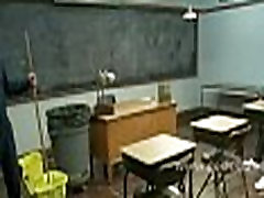 Gay janitory giving college student a rough bondage fuck in vintage tranny interracial video Gay janitory giving college student a rough bondage fuck in vintage tranny interracial video