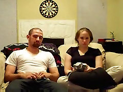Hot porn pinsky piss xxx sakci of a video-games-loving couple
