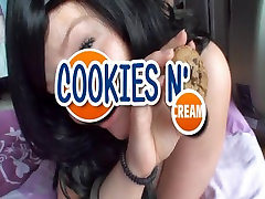 Private porn rip mommies with a girl eating cookies with cum