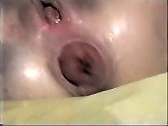 Golden-Haired angel swallowing the cum