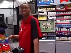 cashier gives custome floor porn hd job