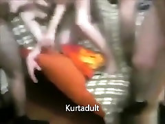 Turkish slut has a jad hot videos party with 4 men