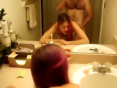 My urologist porn pov butt fick gf watches herself getting doggystyle fucked in the bathroom mirror