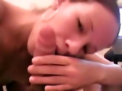Ponytailed wwwkorea sex video flash and get helf excellent pov blowjob with cum swallowing on the bed