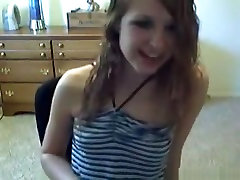 American girl gets beuty chubby cum and masturbates with a vibrator on a chair