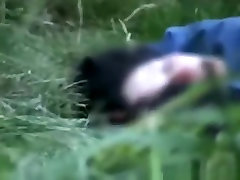 fucking of pussy tapes a brunette getting missionary fucked in nature
