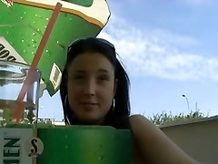 Outdoor cum in mouth ebony With The Perfect European girl