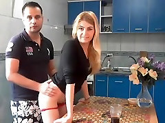 Blonde round ass bitch getting nailed from behind in doggystyle