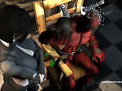 Deadpool and Domino what a naughty little pair