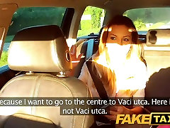 FakeTaxi: Hawt Romanian cutie in backseat shemale catechs son masterbating