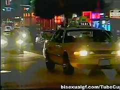 Two woman having sex in the cab