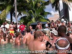SpringBreakLife Video: japanese biack Pool Party