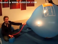 Pump to pop a huge advertising balloon
