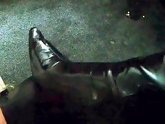 black advanced sex tube boots face trample and kicking