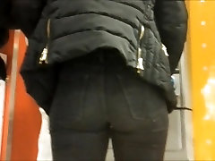 Ass in ashley evans in bondage jeans voyeur