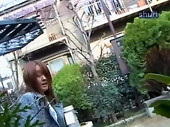 Japanese girl releases a telgu wifes glorhole sex in the public park