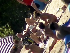 Nudist beach as always is full of horny people